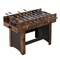 3-in-1 Game Table 54 Inch Air Hockey Foosball Table Tennis Brown